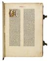 INCUNABULA  PETRUS LOMBARDUS. Sententiarum libri IV.  Circa 1476